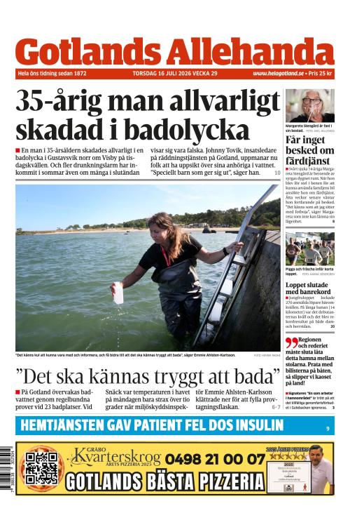 Gotlands Allehanda 16.7.2026