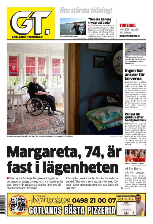 Gotlands Tidningar 16.7.2026