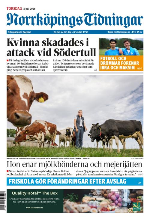 Norrköpings Tidningar 16.7.2026
