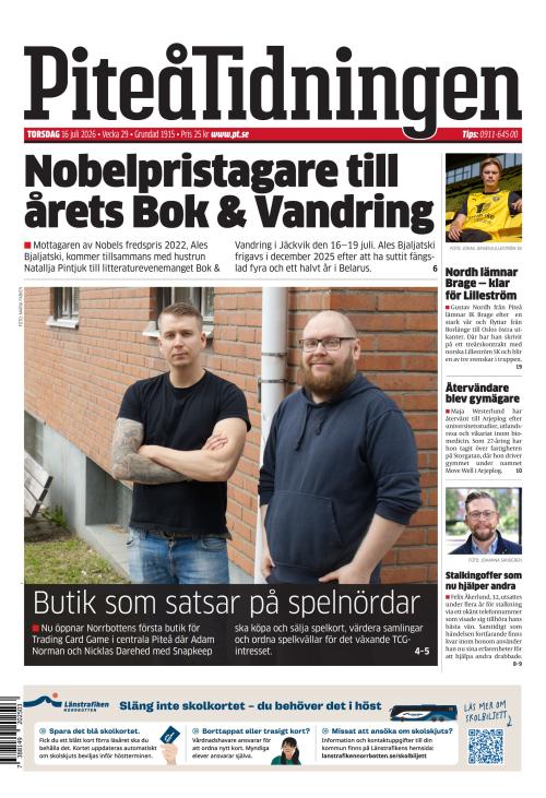 Piteå-Tidningen 16.7.2026