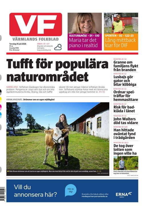Värmlands Folkblad 16.7.2026