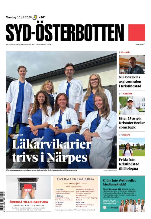 Syd-Österbotten 16.7.2026