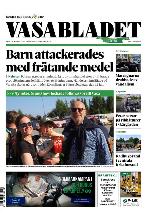 Vasabladet 16.7.2026