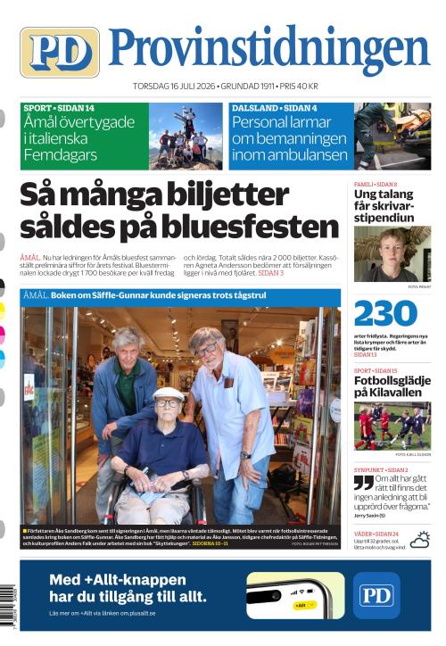 Provinstidningen Dalsland 16.7.2026