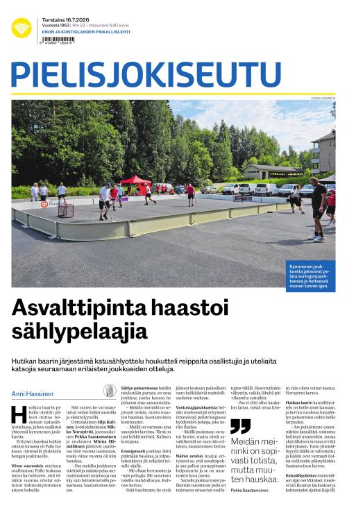 Pielisjokiseutu 16.7.2026