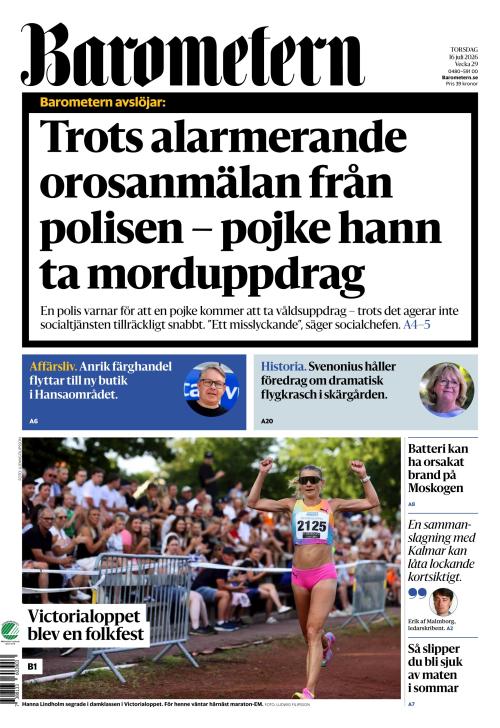 Barometern OT 16.7.2026