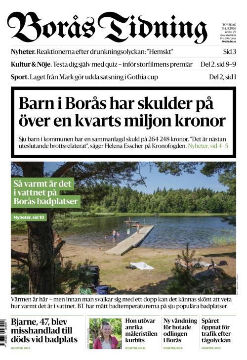 Borås Tidning 16.7.2026