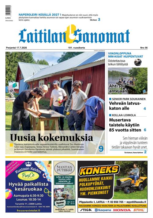 Laitilan Sanomat 17.7.2026