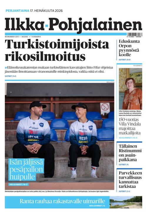 Ilkka-Pohjalainen 17.7.2026