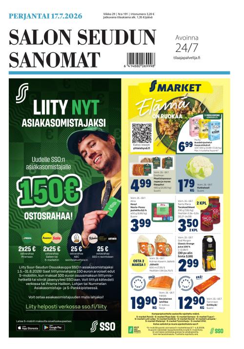 Salon Seudun Sanomat 17.7.2026