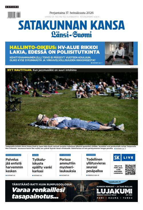 Satakunnan Kansa Länsi-Suomi 17.7.2026