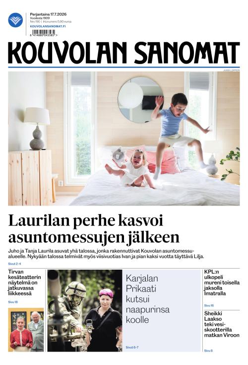 Kouvolan Sanomat 17.7.2026
