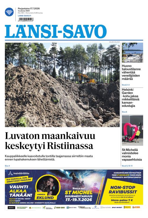 Länsi-Savo 17.7.2026
