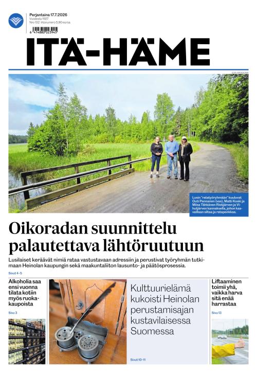 Itä-Häme 17.7.2026