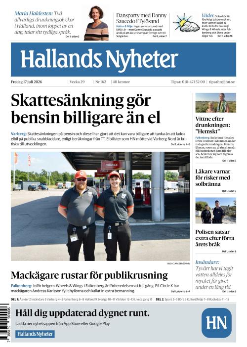 Hallands Nyheter 17.7.2026