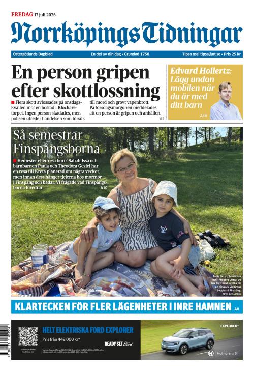 Norrköpings Tidningar 17.7.2026
