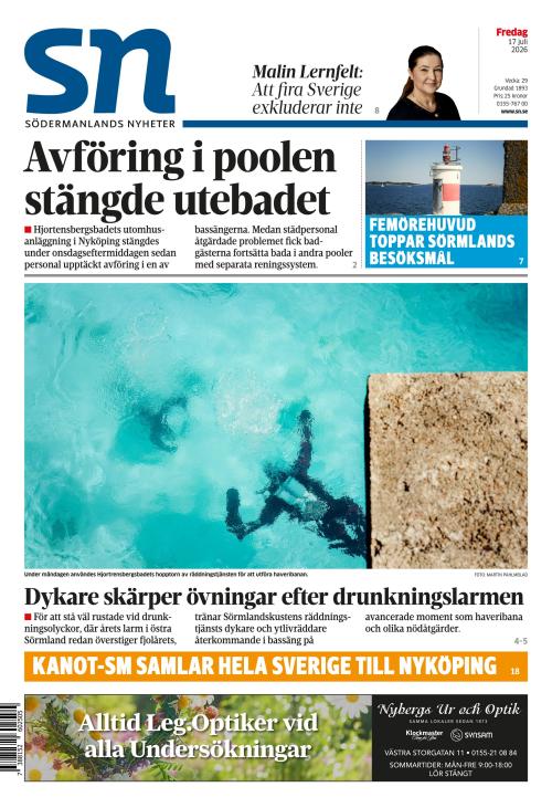 Södermanlands Nyheter 17.7.2026