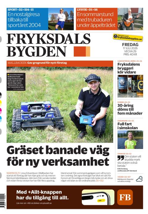 Fryksdals-Bygden 17.7.2026