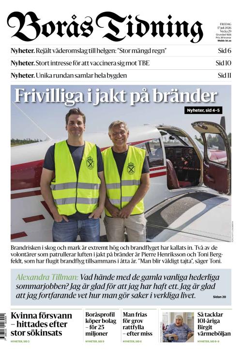 Borås Tidning 17.7.2026