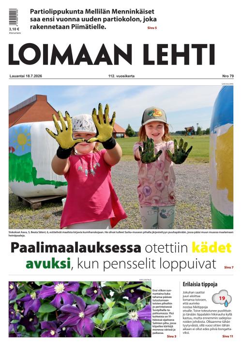 Loimaan Lehti 18.7.2026
