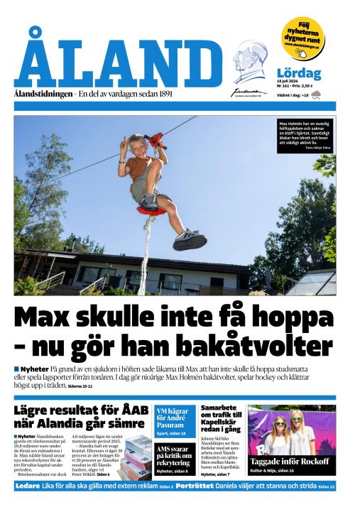 Ålandstidningen 18.7.2026