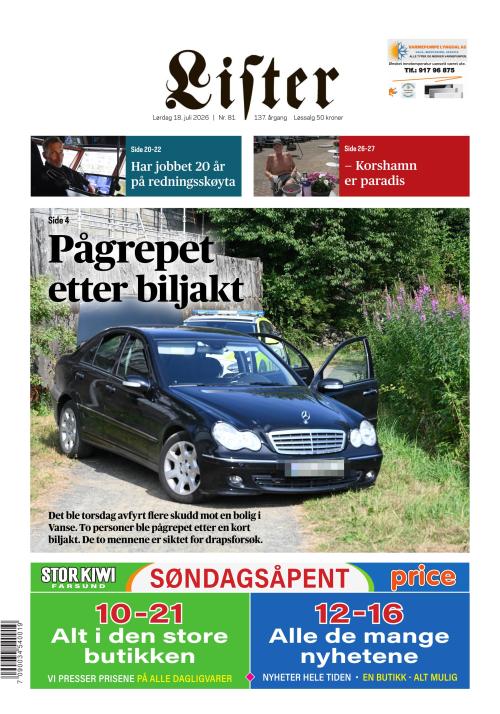 Lister 18.7.2026