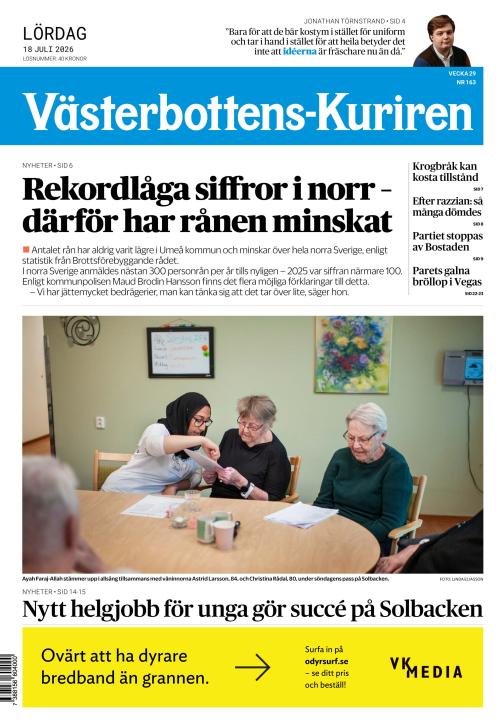 Västerbottens-Kuriren (SE) 18.7.2026