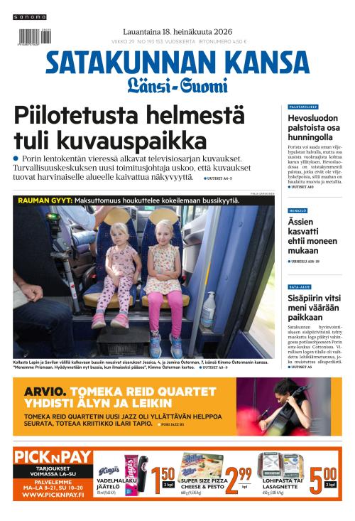 Satakunnan Kansa Länsi-Suomi 18.7.2026