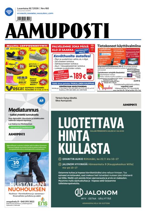 Aamuposti 18.7.2026