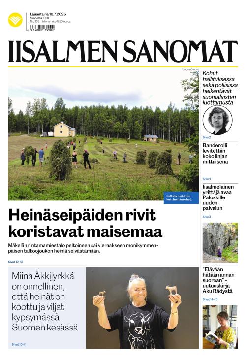 Iisalmen Sanomat 18.7.2026