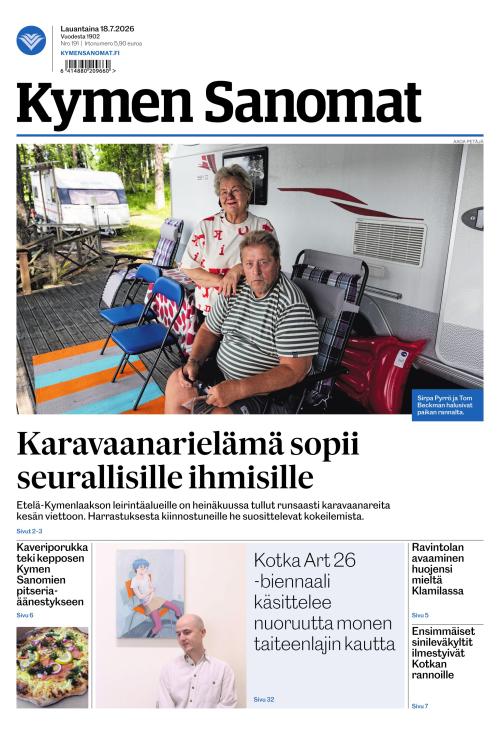 Kymen Sanomat 18.7.2026