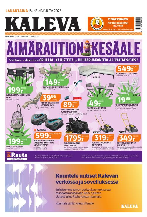 Kaleva 18.7.2026