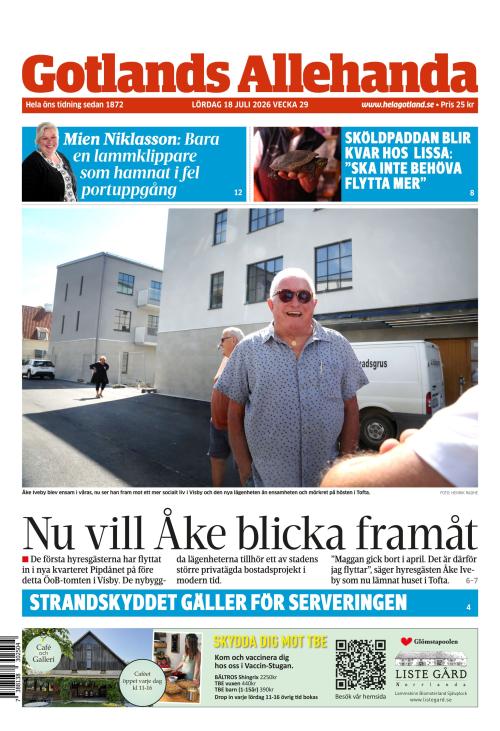 Gotlands Allehanda 18.7.2026