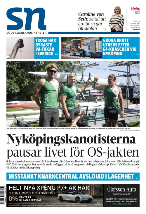 Södermanlands Nyheter 18.7.2026