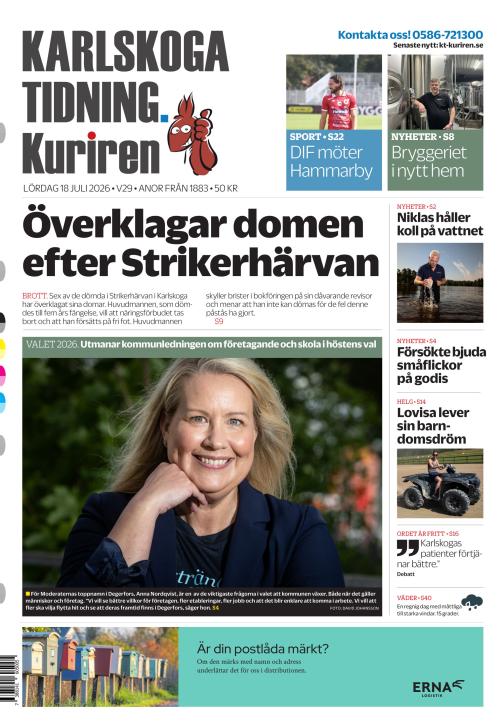Karlskoga Tidning-Kuriren 18.7.2026