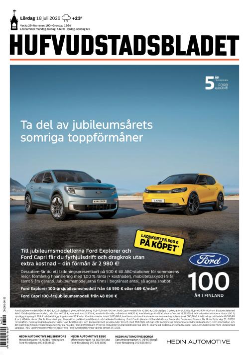 Hufvudstadsbladet 18.7.2026