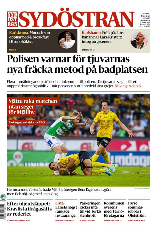 Sydöstran 18.7.2026