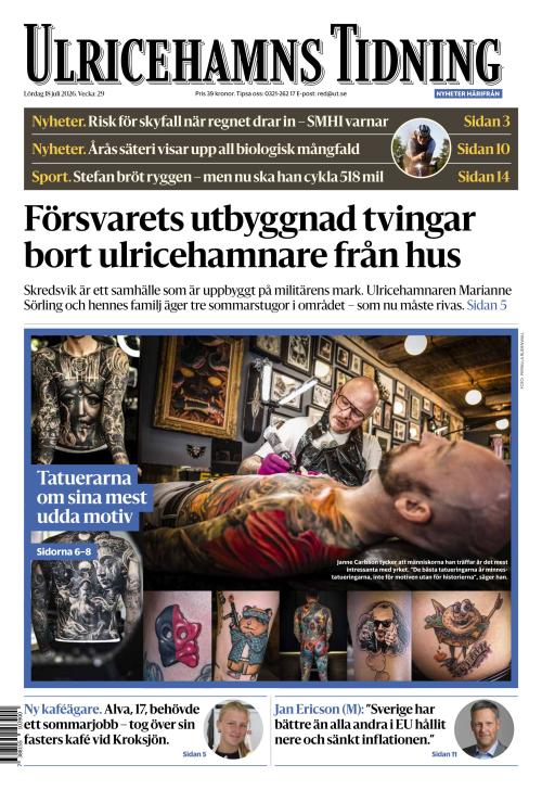 Ulricehamns Tidning 18.7.2026