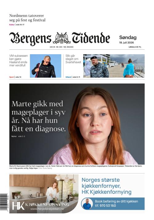 Bergens Tidende 19.7.2026