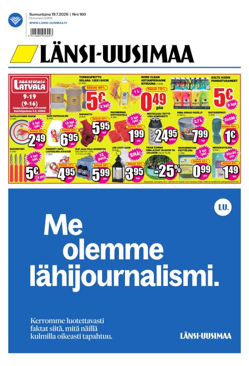 Länsi-Uusimaa 19.7.2026
