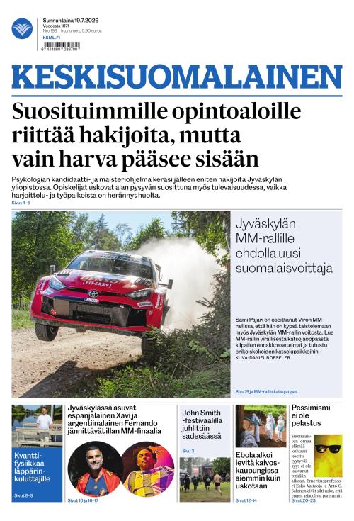 Keskisuomalainen 19.7.2026