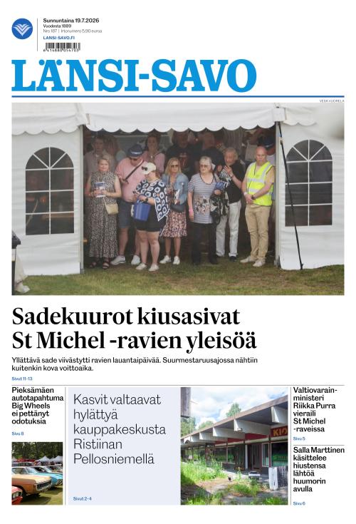 Länsi-Savo 19.7.2026