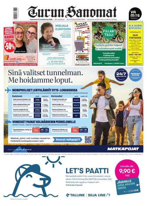 Turun Sanomat 19.7.2026