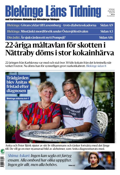 Blekinge Läns Tidning 19.7.2026