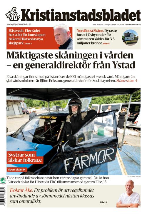 Kristianstadsbladet 19.7.2026