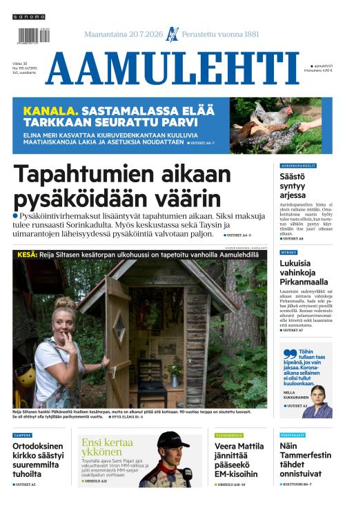 Aamulehti 20.7.2026