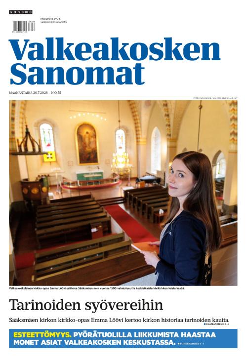 Valkeakosken Sanomat 20.7.2026