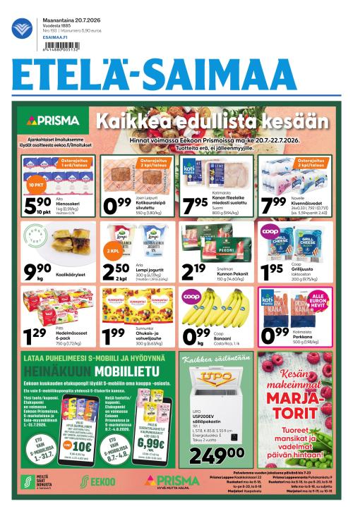 Etelä-Saimaa 20.7.2026