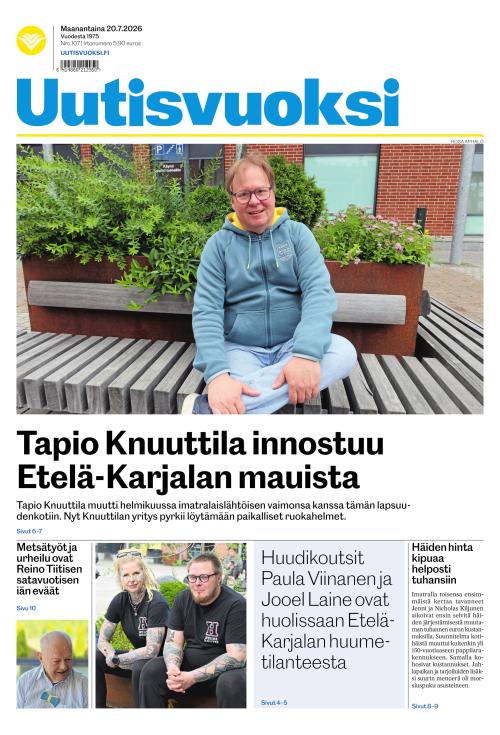 Uutisvuoksi 20.7.2026