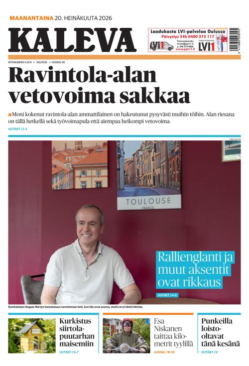 Kaleva 20.7.2026
